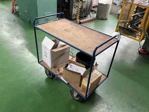 Mobile shelf trolley