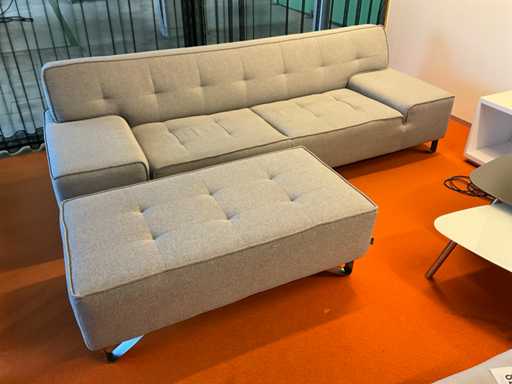 XOOON Design sofa set + ottoman