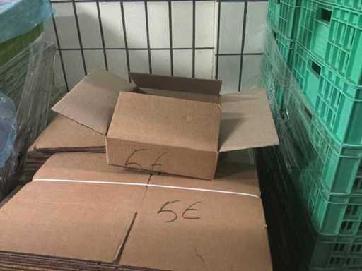 Pallet Cardboard boxes