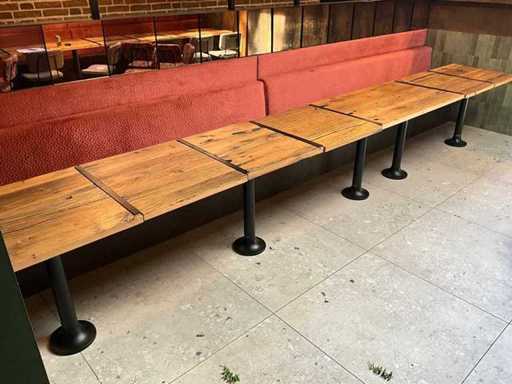 De Arend - Vloergemonteerde restauranttafel (4x)