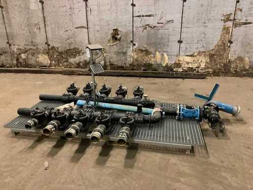 Stazione di distribuzione per irrigazione a goccia