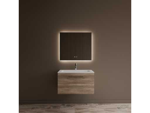 Gliss Design Mobile Base 90 cm Apollo Set Rovere Grigio Antico