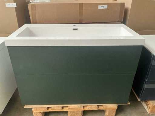 FR Bathroom Grand Fir Green Bathroom Furniture 120cm