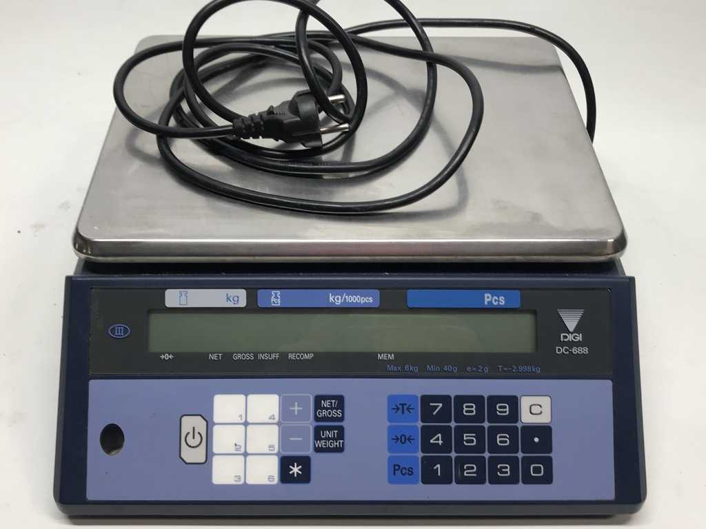 Digi - DC-688 - Digital scale with counting function