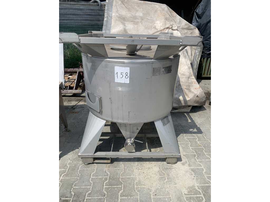 GWS - Stainless steel tank, capacity 500 l, with valve - 2001