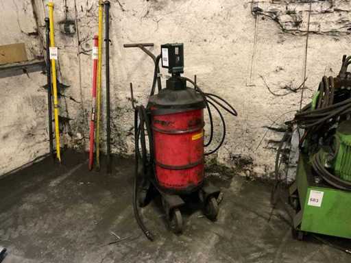 Pompă pneumatică Lincoln pentru vaselile