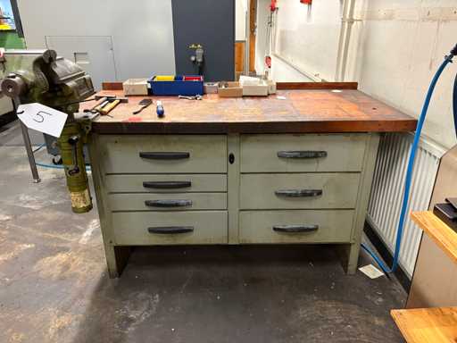   Workbench with contents 