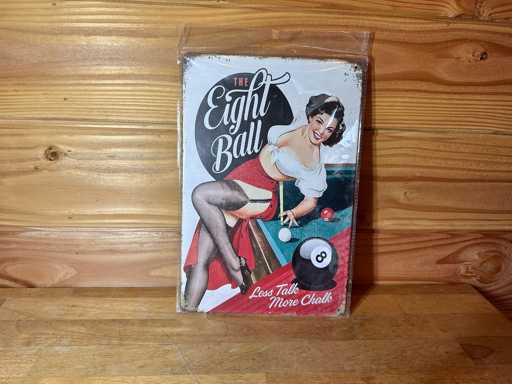 - Eight Ball - Mancave decoratie