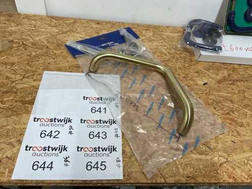 24 x kupferfarbener Türgriff