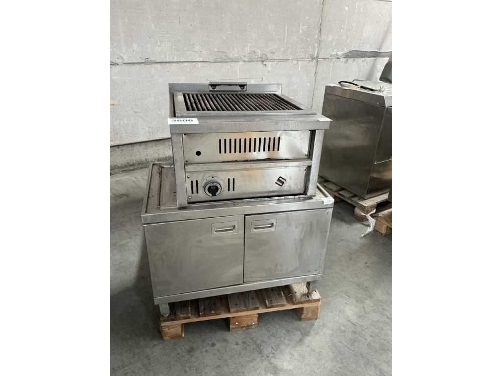 Plaque de cuisson/grill en acier inoxydable NN