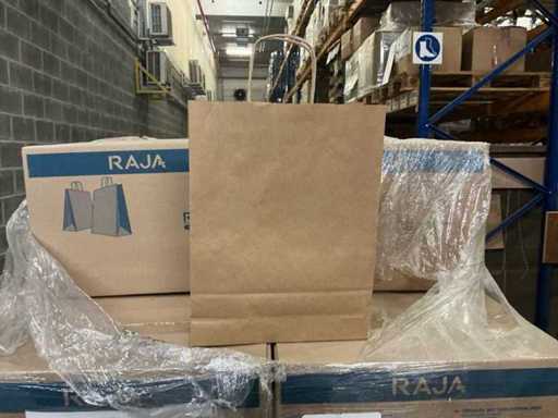 Raja Sacs en papier neutres pour autres stocks de magasins (4600x)