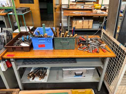   Workbench with contents