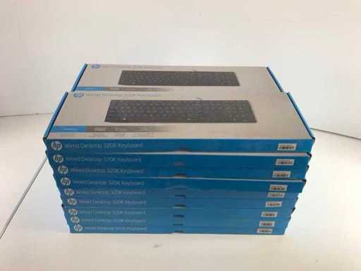 HP (9SR37AA#ABE) przewodowe klawiatury desktopowe 320K (nowe) (18x)