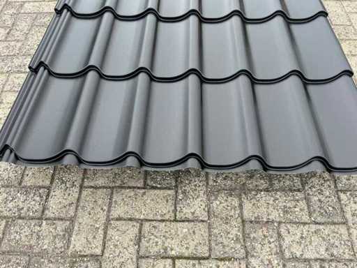 Dakpanplaten 350x120cm, 53 stuks, 222m2, nieuw ongebruikt