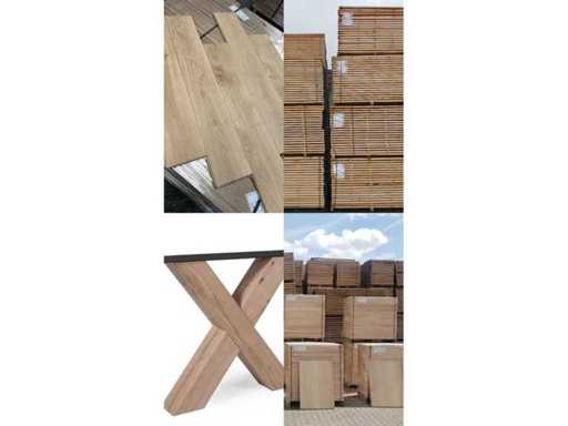 Tropical wood, oak beams & planks due to stock clearance