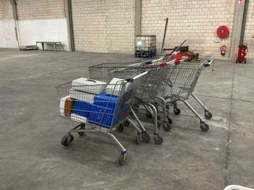 Various shopping carts (6x)