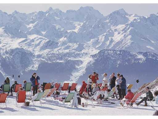 Foto Slim Aarons ‘Lounging in Verbier’