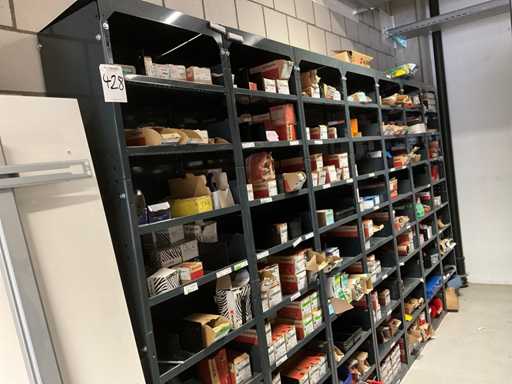 Raft de depozitare Würth cu conținut