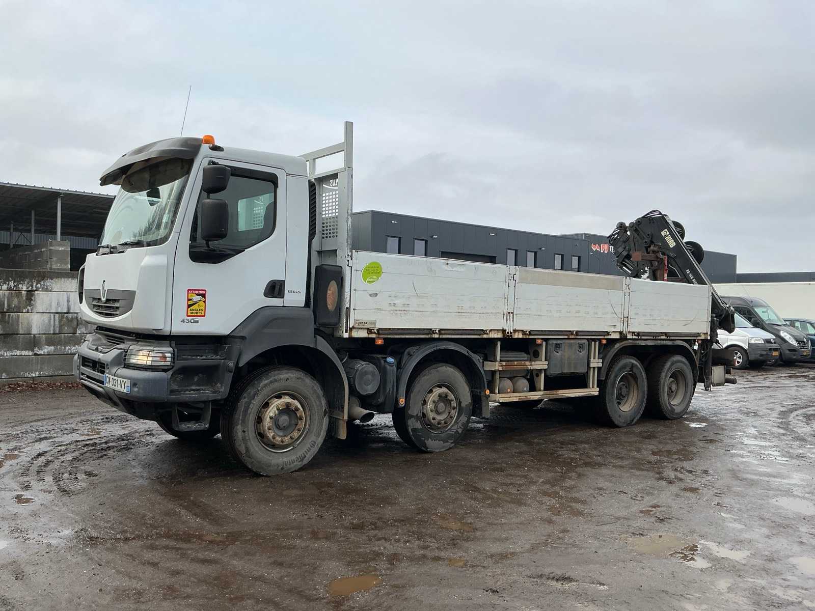 Renault Kerax 430 dxi Lkw mit Hiab 166 ES-4 Hiduo-LKW-Kran