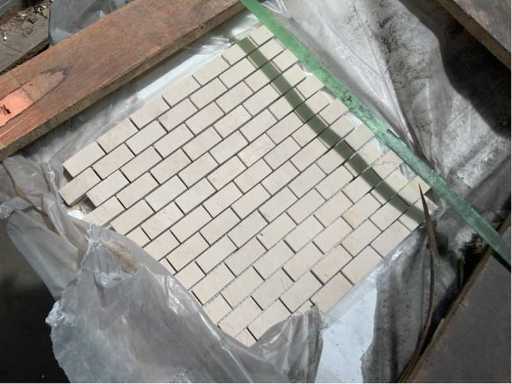 Lot of mosaic tiles approx. 41.68m2 Simyra