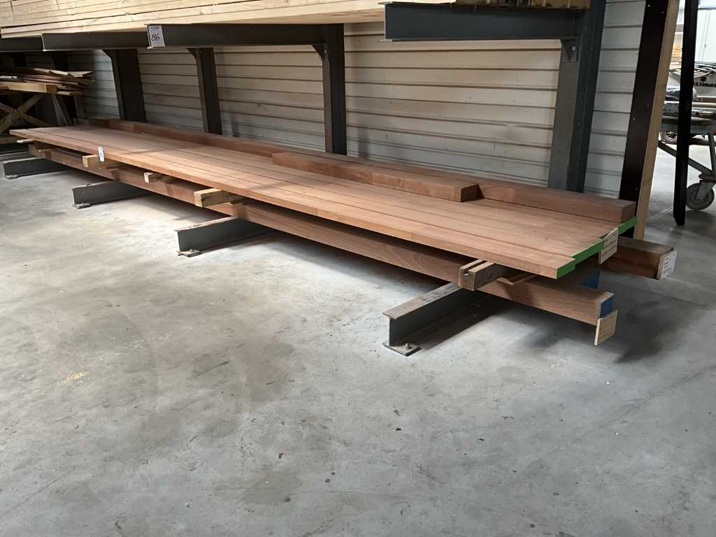 Mahogany wood beam (11x)
