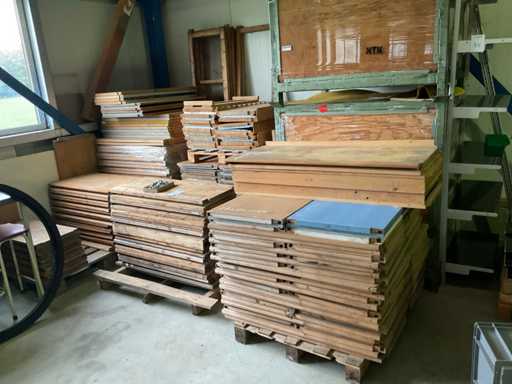 Lundia Lote de estantes y montantes