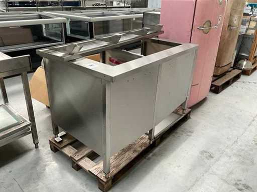 Table de travail en acier inoxydable