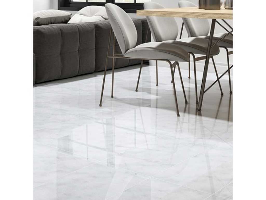 Piastrella in marmo pietra naturale bianca 50 m²