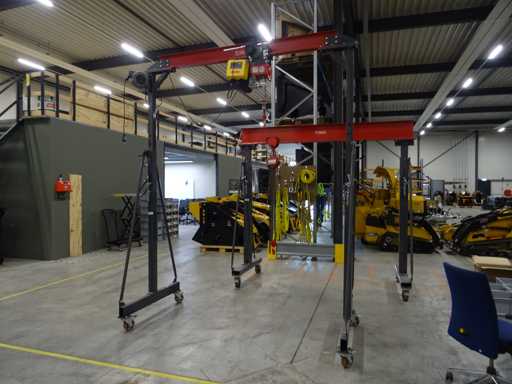 MW Tools – mobilny dźwig portalowy z podnośnikiem elektrycznym