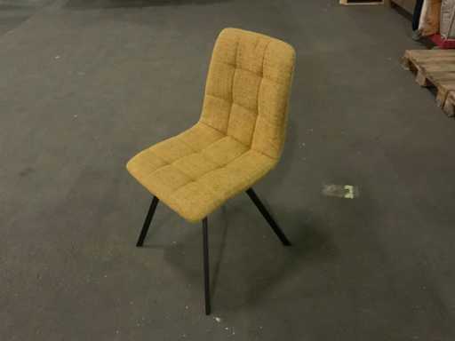 Brinker DC-1925S Mustard Silent Dining Chair (4x)