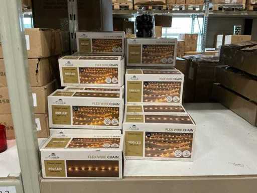 Party Anna’s Collection chaîne en fils flexibles 1000&800&600LED (33x)