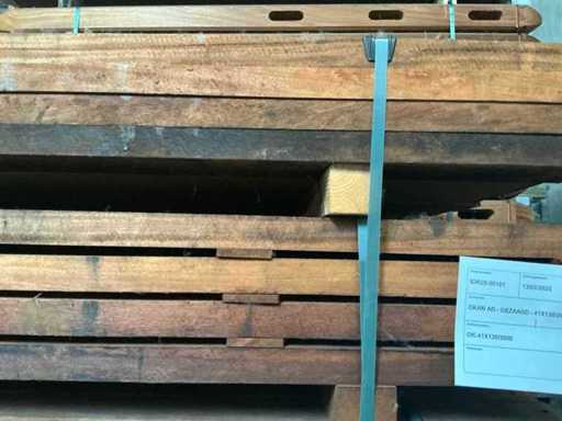Gezaagde Okan plank (61x)