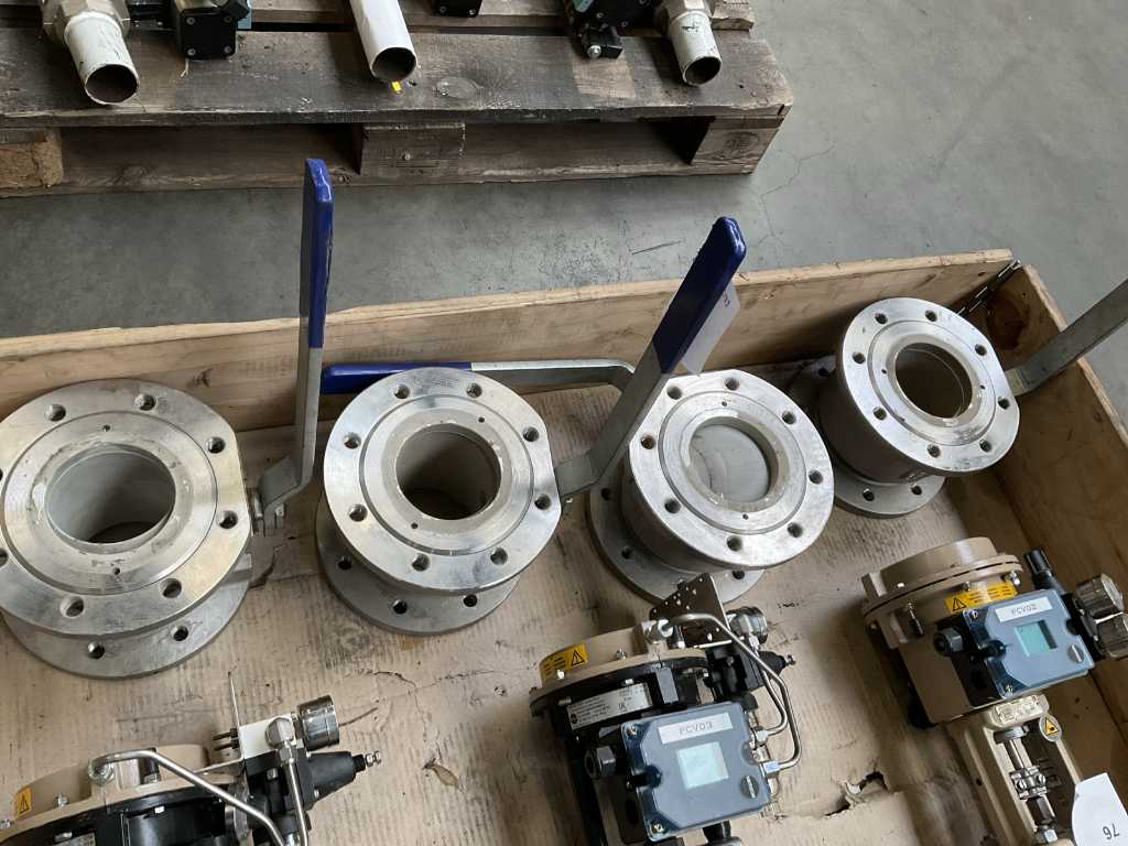 Drop press Manual valves (4x)