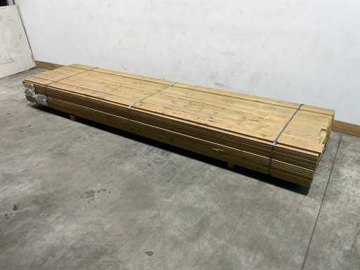 Fichtendiele gehobelt imprägniert 390x15x2,2 cm (96x)