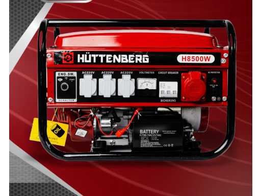 2024 Huttenberg H8500W Stroomgenerator (4x)