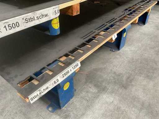 Konvolut Stahl Blech Schwarz 3,13 qm