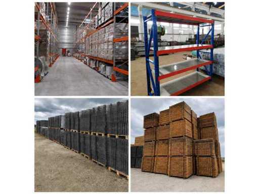 Auction of industrial shelving, mezzanines and storage equipment