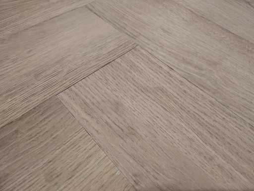 28 m2 PVC SPC a spina di pesce - 750 x 150 x 6 mm