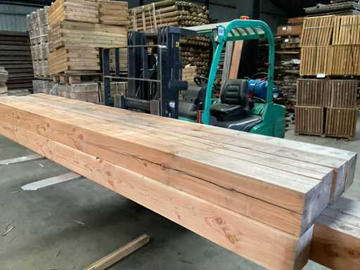 Douglas planed garden post 400x20x20 cm (4x)