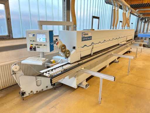 HOMAG OPTIMAT KAL 310/8/A20/S2 Maszyna do oklejania krawędzi z jednostką frezowania kształtów KF13