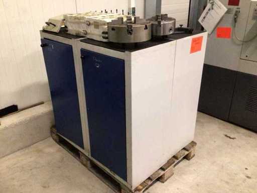 2x dulapuri pentru unelte cu accesorii de strunire Weiler C30