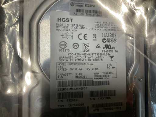 HGST 3TB Harde schijf