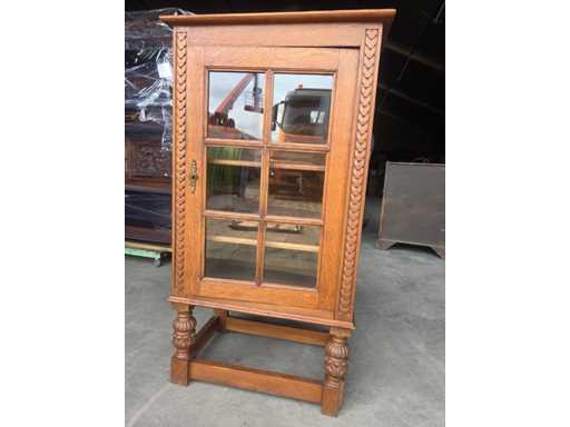 Vintage ladekast/vitrinekast