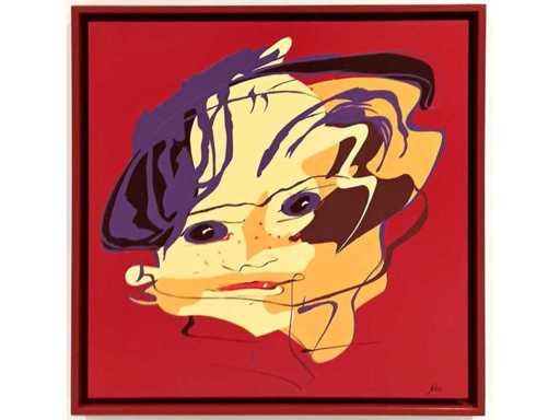 Joke Debeuckelaere - Acrylic on panel - 70x70 cm