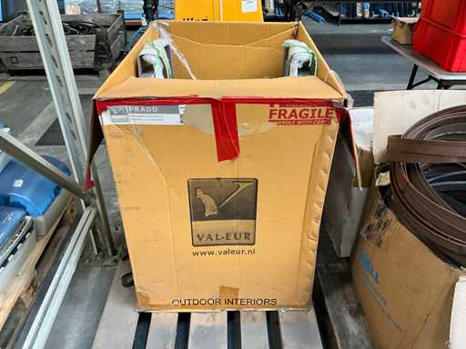 Valeur Prado ungenutzter Gartenstuhl (4x)