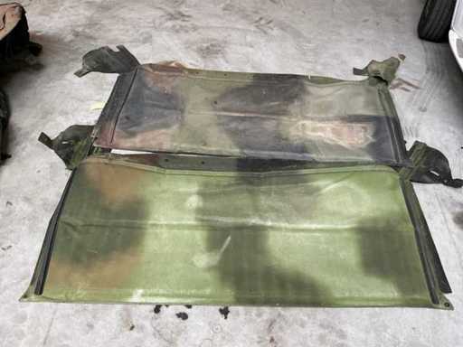Hummer 2 person tarpaulin roof (2x)