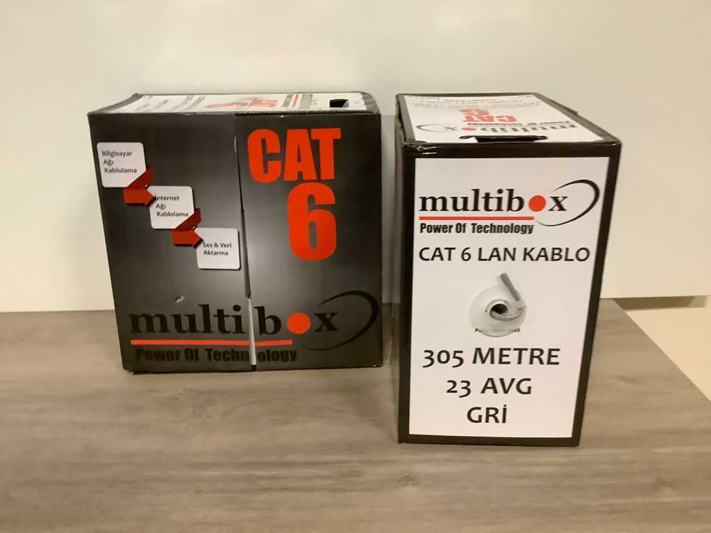 Multibox CAT 6 LAN KABEL 305M (4x)