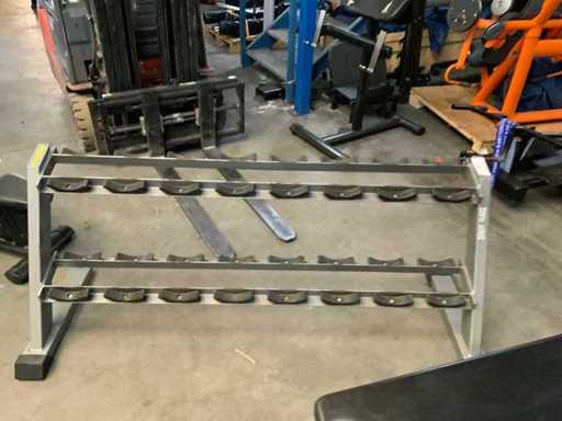 First class 8 pair dumbbell rek Krachtstation