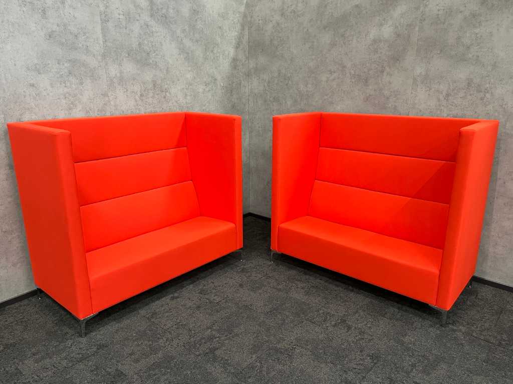 Deberenn Cara high - akustisches 2,5-Sitzer-Design-Sofa (2x)