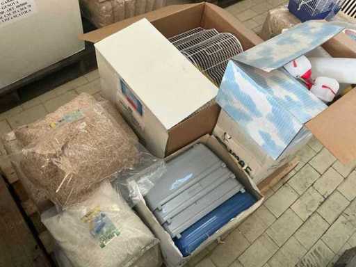 Stock of various accessories for animals